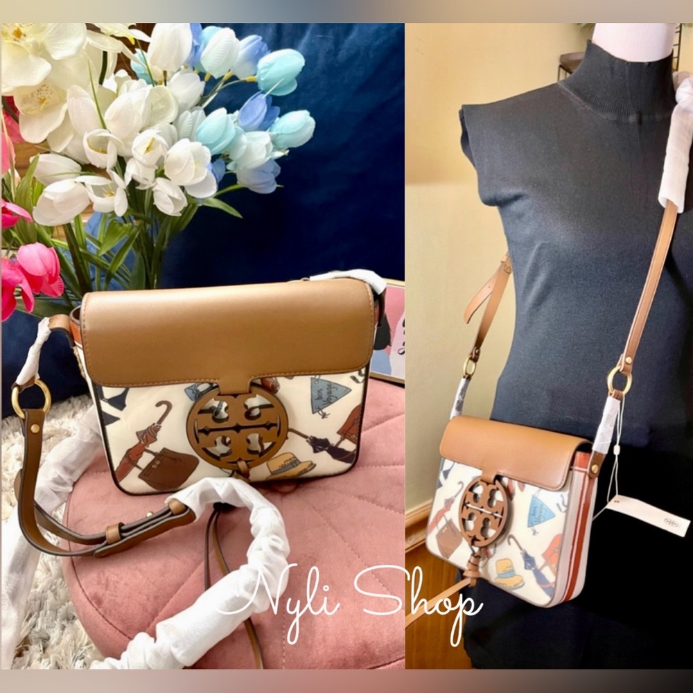 🌷Brand New Tory Burch dromedary crossbody 💯authentic collection!